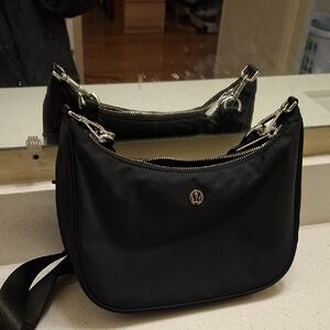 lululemon athletica Sleek Black Crossbody Bag